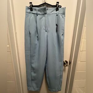 Express Super High Waisted Pleated Ankle Pants